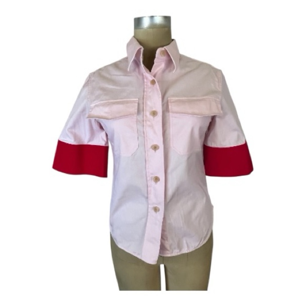 Rare Calvin Klein 205w39nyc x RAF Simons NWOT Women’s Pink/Red Shirt